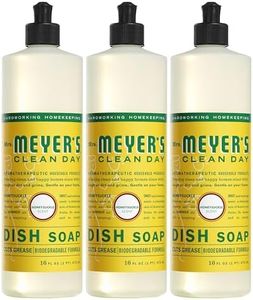 MRS. MEYER'S CLEAN DAY Liquid Dish Soap, Biodegradable Formula, Honeysuckle, 16 fl. oz - Pack of 3