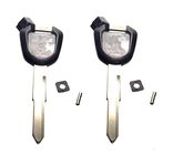 ihave Replacement For 2x Magnetic Uncut Blank Ignition key Honda PCX 125 150 SH mode SH125i SH150i ANC125 Vision Lead