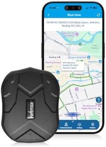 Mini Waterproof GPS Tracking Real Time Live 4G Device Powerful Magnet Long Standby Tracker Locator for Kids Seniors Pets Cars Vans Motorbikes Fleet Taxi Spy - TKSTAR *2026 Model*