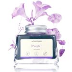 Hongdian Fountain Pen Bottled Ink Purple Color, 60ml Non Carbon Inkwell Bottle, Artist Calligraphy Ink