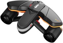 Sublue Navbow+ Smart Professional Underwater Scooter Dual Motors with Action Camera Mount 3 Gear Speed 2m/s 60 Minutes 40M Swimming Pool Diving Snorkeling water scooter for adults (Navbow Plus Orange)