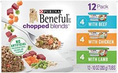 Purina Beneful Wet Dog Food Variety Pack, Chopped Blends - (12) 10 oz. Tubs