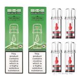 SKE Crystal Plus Refillable Pods (1.1ohm) - SKE Crystal Pods Crystal 4 In 1 Vape Pods, Crystal Vape Pods, Ske Crystal 4 In 1 Vape Pods Refill, The Ske Crystal Plus Pods - No Nicotine (4 Pack)