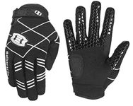 Seibertron B-A-R PRO 2.0 Signature Baseball/Softball Batting Gloves Super Grip Finger Fit for Youth Black L