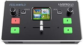 FeelWorld LIVEPRO L1 Multicamera Video Switcher with 4 x HDMI Inputs and USB Streaming