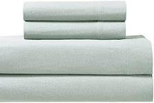 Royal's Heavy Soft 100% Cotton Flannel Sheets, 5pc Bed Sheet Set, Deep Pocket, Thick, Heavy and Ultra Soft Cotton Flannel, Sea, Split-King