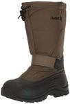 Kamik mens Nationplus Snow Boot, Dark Olive, 8