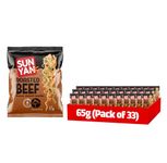 Sun Yan Instant Roasted Beef Flavour Ramen Noodles, 65g (Pack of 33)