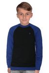 Allen Solly Boy's Polycotton Crew Neck Sweatshirt (ABSTERGFT25188_Multi_15 Years-16 Years)