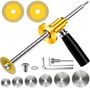 Inside Pipe Cutter for PVC Pipe, Impact Connect Inside PVC Pipe Cutter, 6 Replacement Saw Blades with 1/4 Inch Hex Shank (11 inch Shank-SAE)