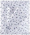 Intelligent Design Cozy Soft 100% Cotton Flannel Print Animals Stars Cute Warm, Ultra Soft Cold Weather Sheet Set Bedding, Full, Blue Stars 4 Piece