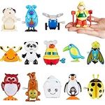 THE TWIDDLERS - 28 Wind Up Toys for Kids Gift, Animal Party Bag Fillers for Kids, Goody Bags, Toddler Party Favours Rewards and Prizes