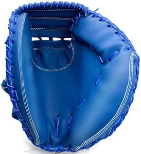 KRTOYUST® Baseball Catcher Mitts,Performance Composite Leather Catcher's Glove for Youth Adult | Right Hand Throw (Blue, 33 inch)