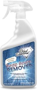 Black Diamond Stoneworks Natural Stone Shower Soap Scum Remover Spray. For Cleaning Bathtubs, Glass Doors, Tubs, Travertine, Marble, Tile. Heavy Duty, Safe Acid-Free Cleaner. Safe for fixtures.