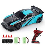 Rhybor RC Drift Car 4WD Remote Control Car 25Km/h RC Racing Car 2.4Ghz 1/14 Scale Drifting Vehicle 2.4 GHz RC Drift Truck with 2 Batteries 50 Mins Play Time Toy Car for All Adults & Kids