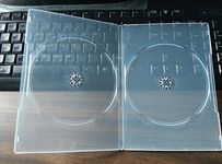 New MegaDisc Premium 7mm Slim DVD Case Double Super Clear 2 Discs Box 10Pk