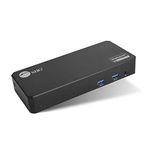 SIIG USB-C Universal Laptop Docking Station, Hybrid Triple 4K Monitor,DisplayPort + HDMI,100W PD Charging,6X USB 3.0,Gigabit Ethernet,3.5mm Headset,TB 3 Compatible,for Windows and Mac JU-DK0J11-S1