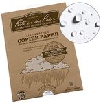 Rite In The Rain Weatherproof Laser Printer Paper, 8.5" x 11", 20# White, 50 Sheet Pack (No. 8511-50)