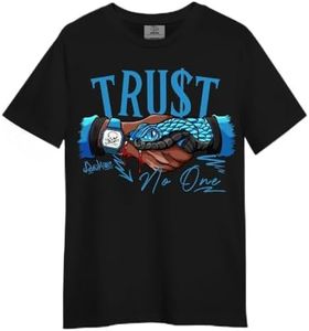 Dunkare Sneaker Trust No Shirt, 9 Powder Blue T-Shirt, to Match Sneaker Powder Blue 9s Hoodie, Sweatshirt, Black, Large