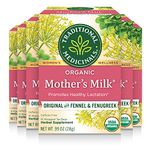 Traditional Medicinals Organic Mother's Milk Women's Tea, 16 Tea Bags (Pack of 6)