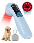 BETISBE Handheld Red Light Therapy for Dogs, Pet/Human Cold Laser Therapy Device with Magnetic Cover, Pet Infrared Light Device for Joint and Muscle Pain Relief, Improve Healing (5*808nm & 10*650nm)