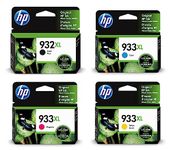 HP C2P42AE 932XL/933XL High Yield Original Ink Cartridges, Black/Cyan/Magenta/Yellow, Multipack