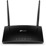 TP-Link AC750 Dual Band 4G LTE Router, SIM Slot Unlocked, WAN/LAN Port, Removable Wi-Fi Antennas, Compatible with FDD-LTE and TDD-LTE, No Configuration Required, UK Plug, Black (Archer MR200) (UK Version)