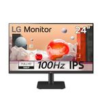 LG Electronics Monitor 24MS500, 24 Inch, 1080p, 100Hz, 5ms, IPS Display, Smart Energy Saving, HDMI