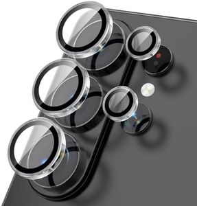 Jurqqer for Samsung Galaxy S26 Ultra Camera Lens Protector – 9H Sapphire Glass & Aviation Aluminum Alloy, Anti-Scratch, Bubble-Free Installation, Ultra-Thin HD Clear Case-Compatible Cover, Clear