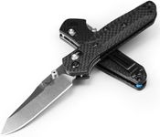 Benchmade - Mini Osborne 945 Folding Knife with Black Carbon Fiber Handle (945-2)