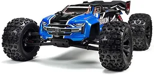 ARRMA 1/8 KRATON 6S V5 4WD BLX Speed Monster RC Truck with Spektrum Firma RTR (Transmitter and Receiver Included, Batteries and Charger Required), Blue, ARA8608V5T2