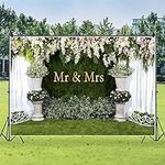 7x5ft Arch Wedding Flowers Backdrop