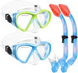 2 Sets Snorkeling Gear for Kids, Ki