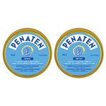 Penaten Diaper Rash Cream for Baby, Zinc Oxide Cream, Blue, Pack of 2 (2x166g)