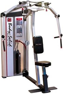 Body-Solid Pro Clubline PEC Fly & Rear Delt Machine for Home & Commercial Gym with 160 lb Weight Stack