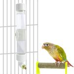 Bird Water Dispenser Parrot Waterer Automatic Bird Water Feeder for Medium Birds Parakeet Cockatiel Conure Caique (Medium)