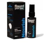 Flaunt Your Ink Tattoo Daily Moisturizer | Protects Tattoos from Fading | Long Lasting Hydration with Quick Absorption Formula | Enriched with Hyaluronic Acid & Betaine | Ideal For Healed Tattoos 50ml (Pack of 1)