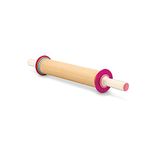 Bakelicious 73809 Adjustable Rolling Pin, Wood and Nylon