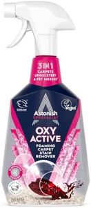 Astonish Carpet and Upholstery Cleaner (750ml) - Powerful Carpet Cleaner for Wool (Woolsafe Accredited) & Synthetic Fabrics