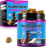 Dog Allergy Relief Chews,(150 Chews),Itchy Dog Skin Relief Chews, Dog Allergy Relief Immune Chews, Anti-Itch & Hot Spots, Stop Itching, Licking, Scratching, Seasonal Allergies,Peking Duck Flavor