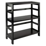 Winsome Wood Leo model name Shelving, Small and Large, Espresso