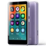 innioasis 80GB Kids MP3 Player with Bluetooth, WiFi, 4.0" Touch Screen, Supports Spotify, Apple Music, Deezer, Tidal, Parental Controls (Pure Purple)