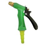 Vizora Brass Nozzle Spray Gun with 3/4" inch Key Clamp Water Spray Gun Brass Nozzle Water Spray for Car/Bike/Pet Hose Pipe (18 cm, Multicolour)