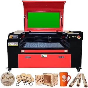 80W CO2 Laser Graviermaschine Sihao Plottermaschine Snapmaker Gravurwerkzeug 700 x 500mm 220V Europlug Ruida Control mit USB-Anschluss für Holz/Papier/Kunststoff/Leder/Glas/Keramik/Harz (80W)