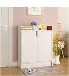 Pusalxl Shoe Cabinet, White Free St