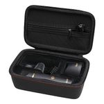 LTGEM Groin Hair Trimmer Case for OLOV Electric Body Hair Trimmer and Accessories (Case Only), Black