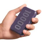 Ambrane 10000mAh Rugged, Slim & Compact Powerbank, 22.5W Fast Charging, USB & Type C Output, Power Delivery, Quick Charge for iPhone, Android & Other Devices (Force 10k, Purple)