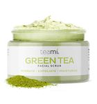 GREEN TEA DETOX FACE SCRUB By Teami | 100% Organic Facial Scrubs | Exfoliate Hydrate & Moisturize All Skin Types | with Lemongrass for Blemishes & Blackheads and the Best Exfoliating Sugar.