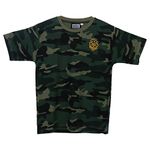 Neo Garments Boys Round Neck Cotton Half Sleeve Camouflage T-Shirt - (7YRS to 14YRS). (Green). (11 to 12YRS, Green)