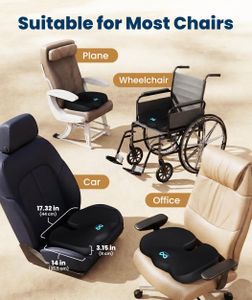Everlasting Comfort Memory Foam Seat Cushion – Ergonomic Support